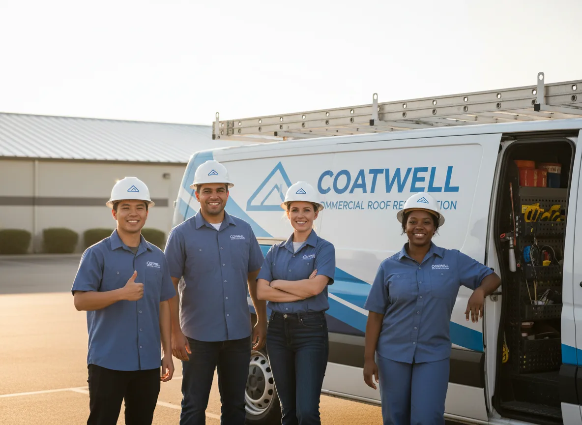 Commercial roof coating company in Poland, ME